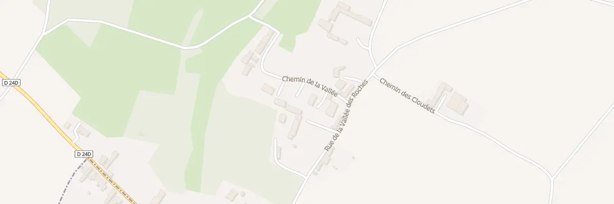 Plan du 2 Che de la Vallee à Cherves