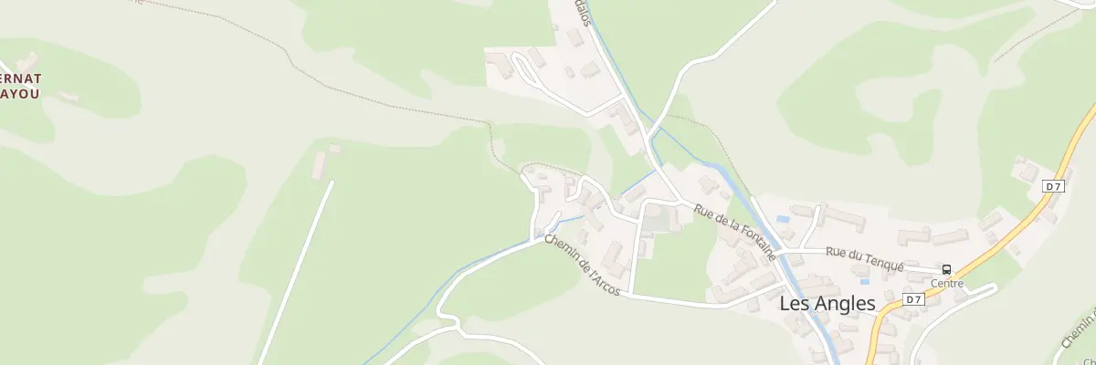 Plan du 4 Che de Lapenne aux Angles