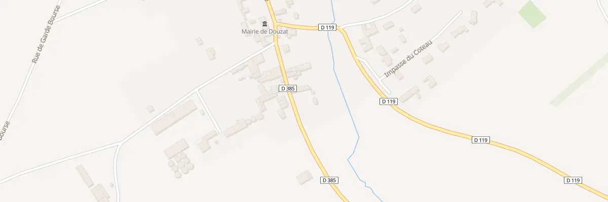 Plan du 167 Rue du Marquisat à Douzat