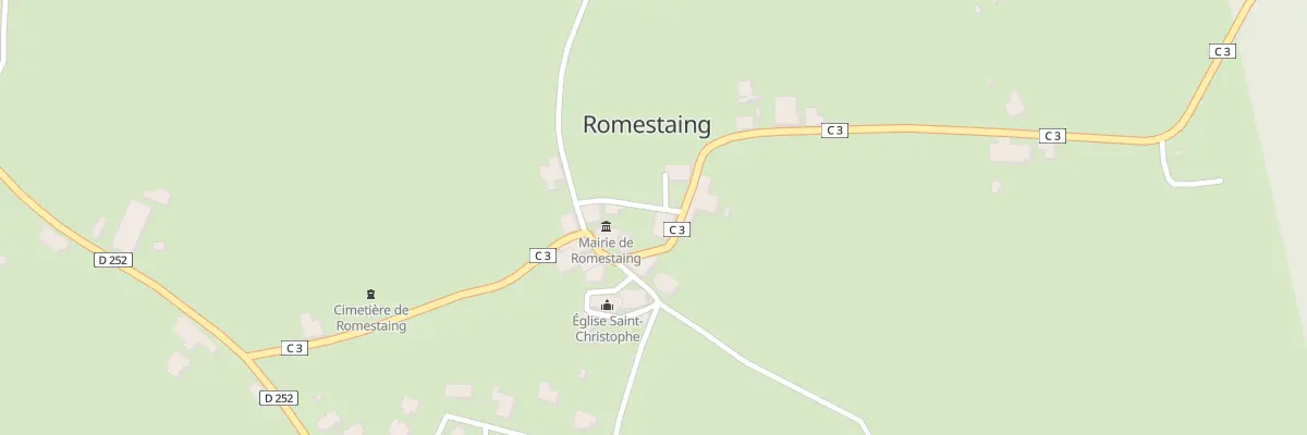 Plan du 15 Romestaing à Romestaing