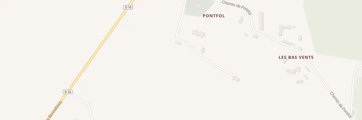 Plan du 5036 Pontfol à Victot-en-Auge