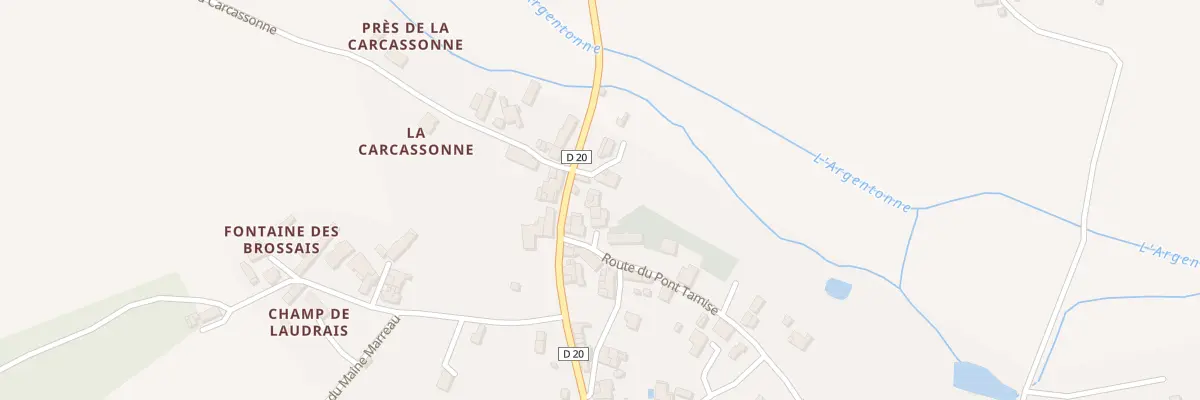 Plan du 28 Rue de l’Argentonne à Rioux-Martin