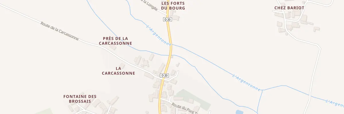 Plan du 34 Rue de l’Argentonne à Rioux-Martin