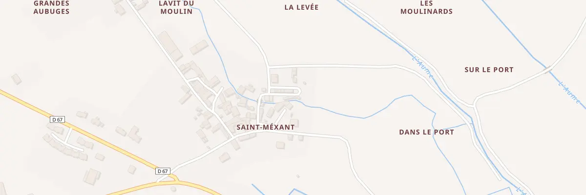 Plan du 5022 Saint Mexant à Aigre