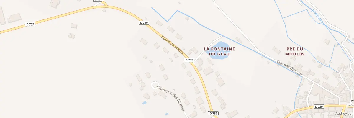 Plan du 11 Rte de Matha à Aigre