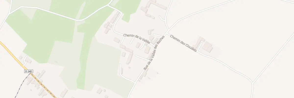 Plan du 8 Rue de la Vallée des Roches à Cherves