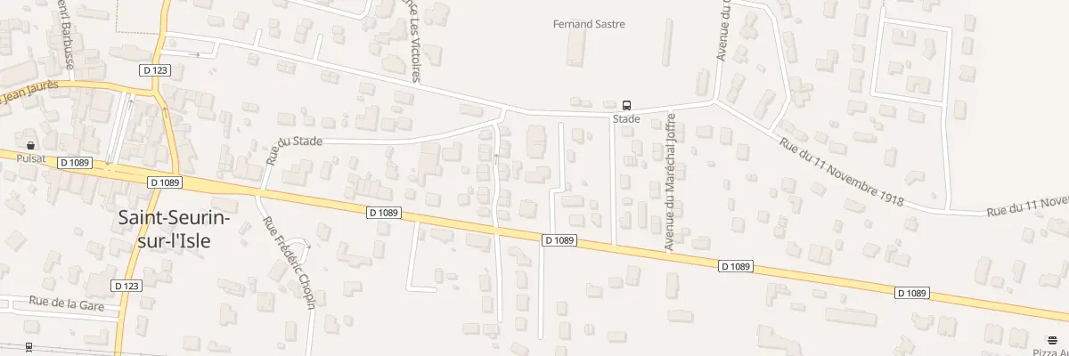Plan du 34 Rue de la République à Saint-Seurin-sur-l’Isle