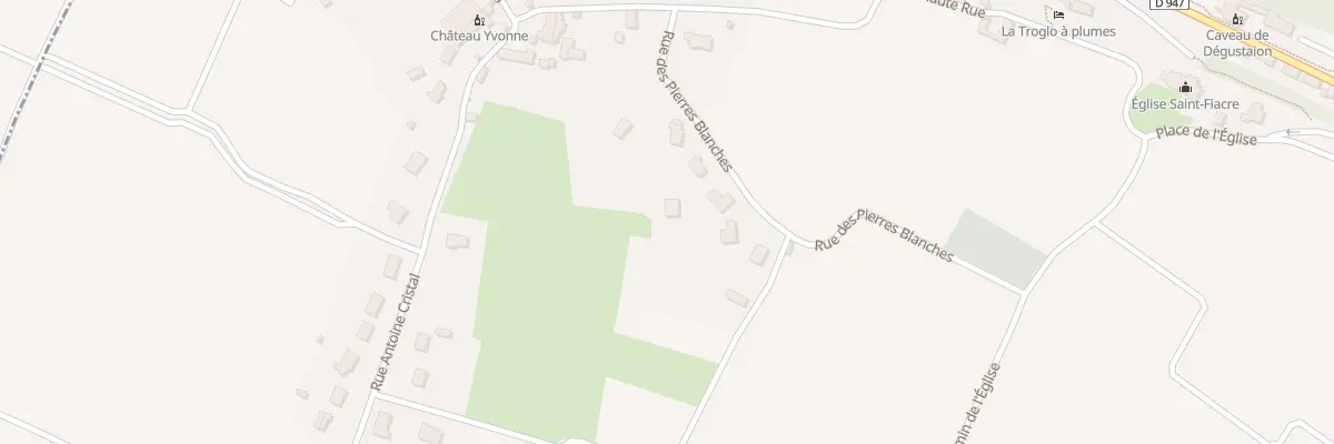 Plan du 8 Rue des Pierres Blanches à Parnay