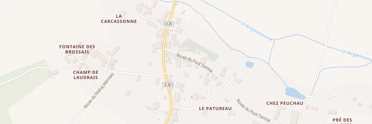 Plan du 10 Rue du Sabotier à Rioux-Martin