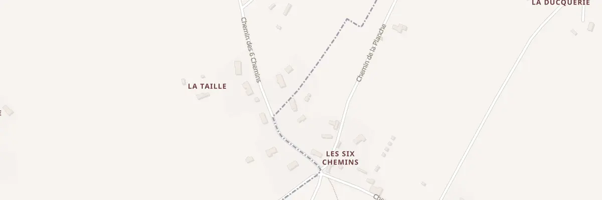 Plan du 18 Che des 6 Chemins à Saint-Léger-Dubosq