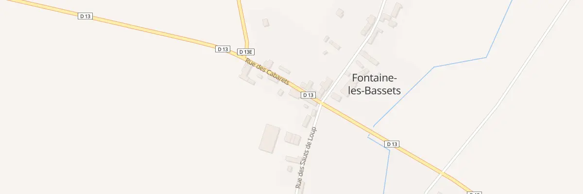 Plan du 49 Rue des Cabarets à Fontaine-les-Bassets