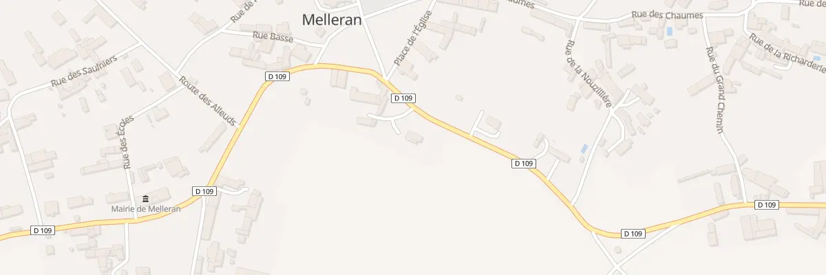 Plan du 2B Rte de Sauzé-vaussais à Melleran