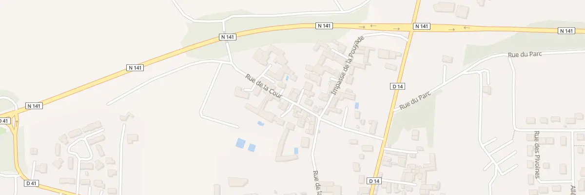 Plan du 8 Rue de la Cour à Hiersac