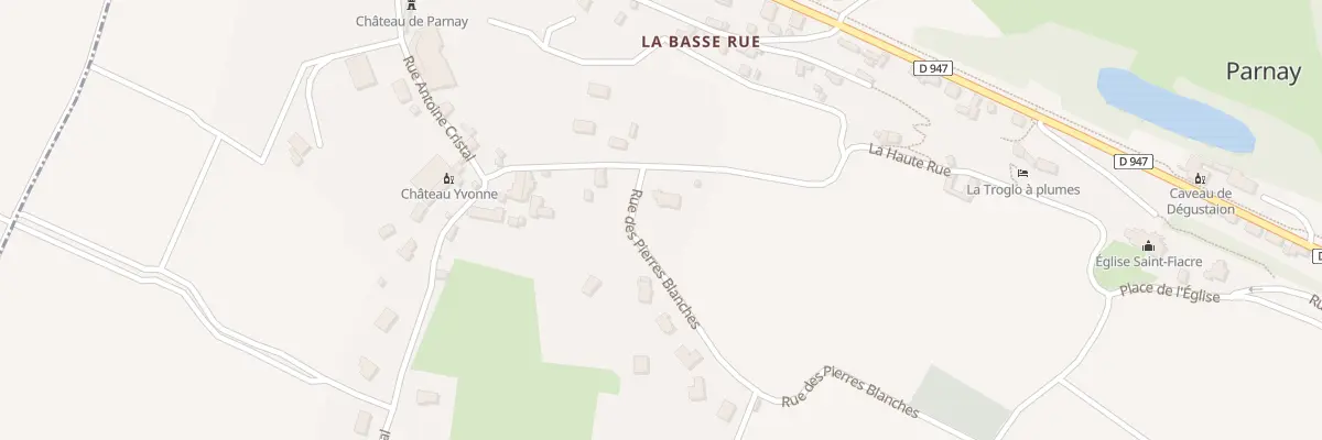 Plan du 10 Vc La Haute Rue à Parnay