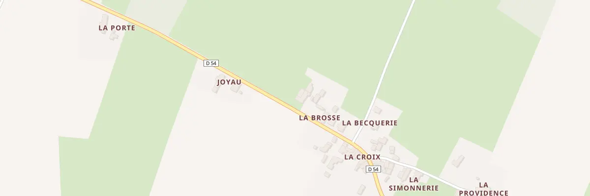 Plan du 1 La Brosse à Ligron
