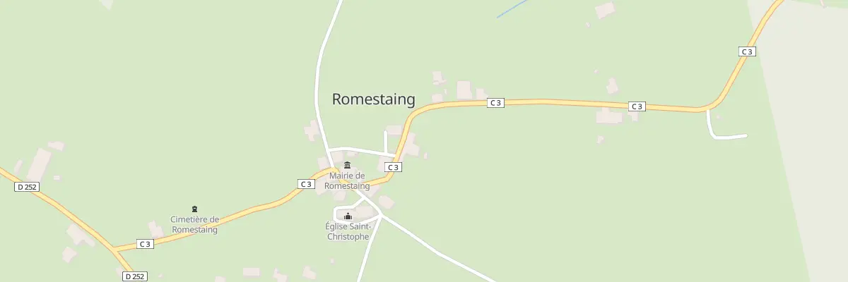 Plan du 9998 Romestaing à Romestaing