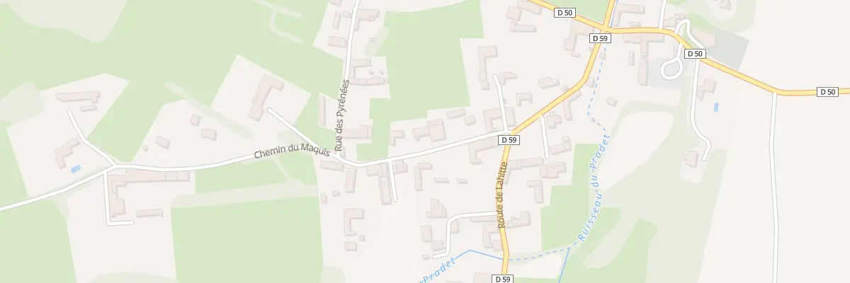 Plan du 8 Che du Maquis à Sombrun