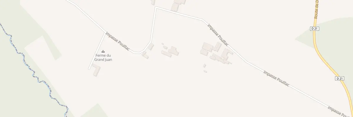 Plan du 5055 Pouillac à Saint-Antoine-du-Queyret