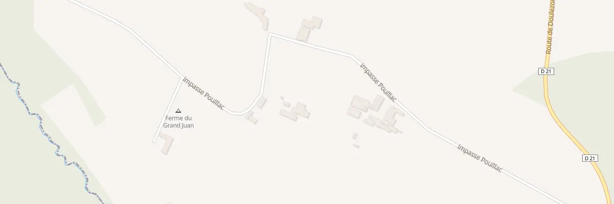 Plan du 42 Pouillac à Saint-Antoine-du-Queyret