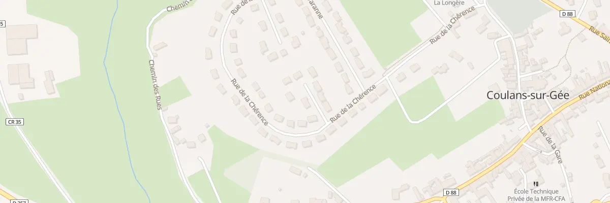 Plan du 3 All de la Rouzardière à Coulans-sur-Gée