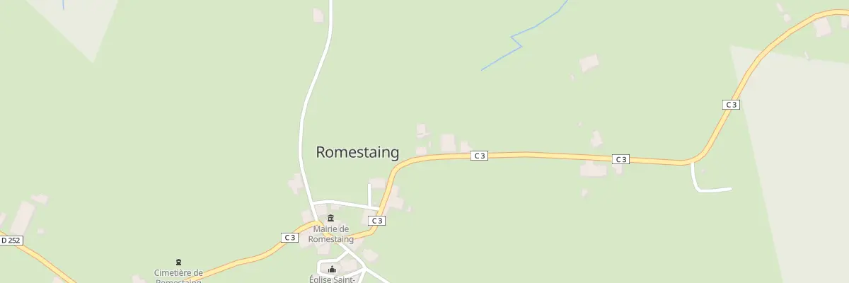Plan du 18 Romestaing à Romestaing