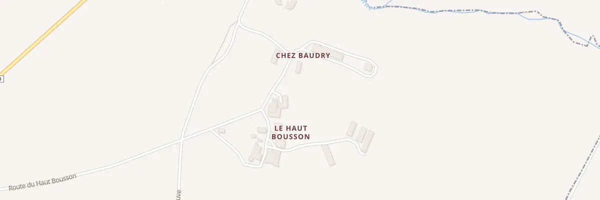 Plan du 12 Rte du Haut Bousson à Bardenac
