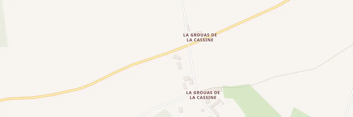 Plan du 5184 La Grouas de la Cassine à Vernie