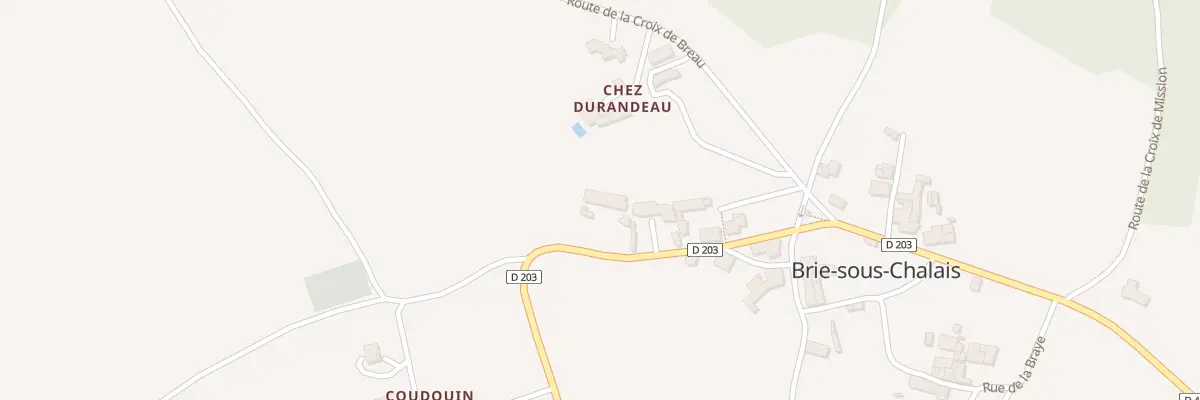 Plan du 8 Rte de Saint Saturnin à Brie-sous-Chalais
