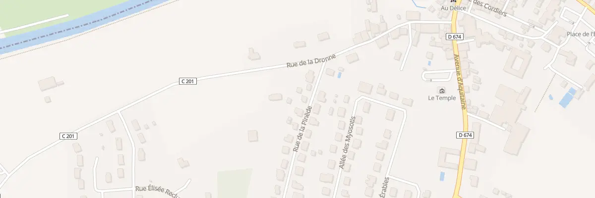 Plan du 4 Rue de la Pinède à La Roche-Chalais