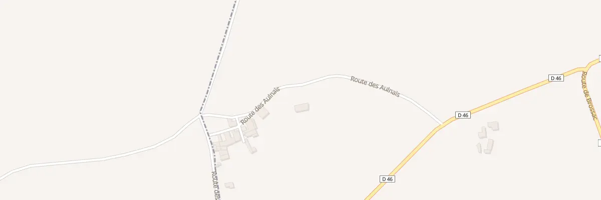 Plan du 1 Rte des Aulnais à Coteaux-du-Blanzacais