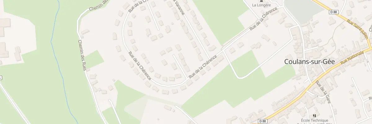 Plan du 4 All de la Rouzardière à Coulans-sur-Gée