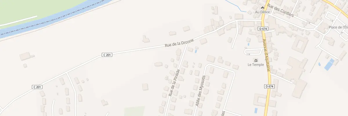 Plan du 1006 Rue de la Pinède à La Roche-Chalais