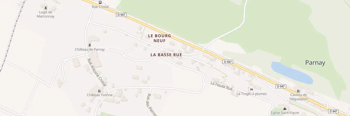 Plan du 7 La Basse Rue à Parnay