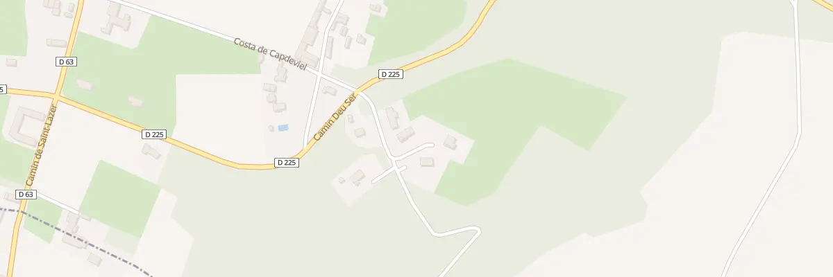 Plan du 72 Cami de Barouelha à Montaner