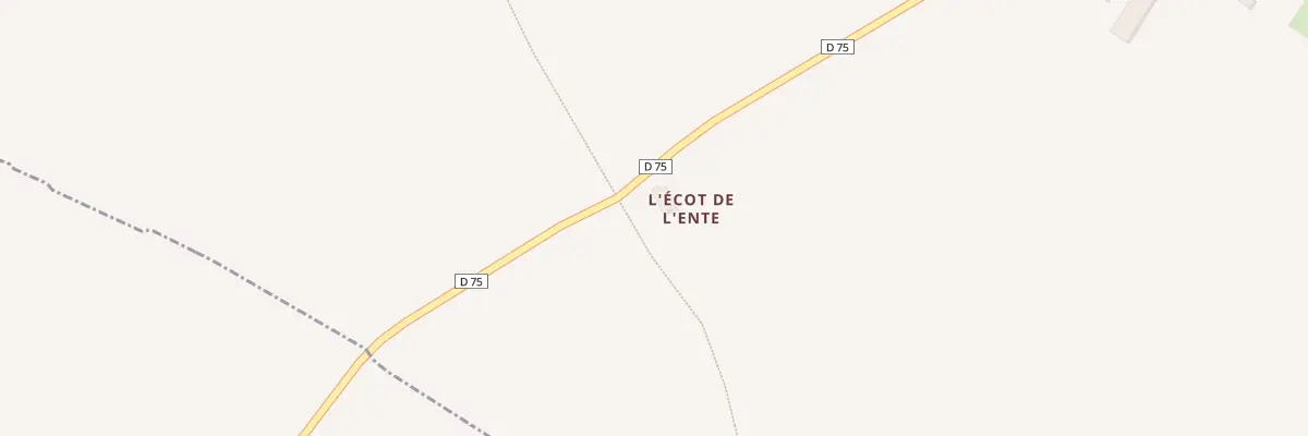 Plan du 1 L’Ecot de l’Ente à Neuvillalais