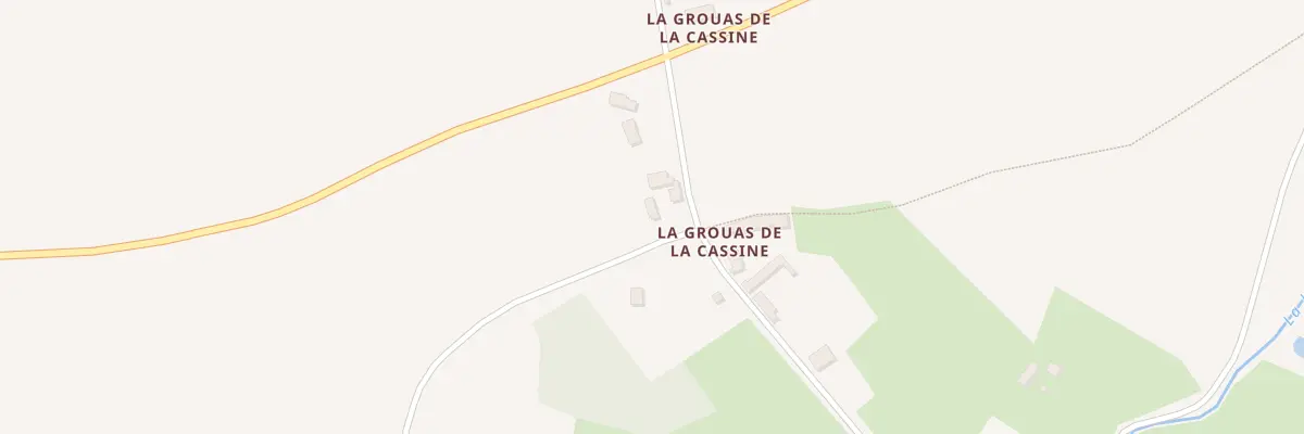 Plan du 5134 La Grouas de la Cassine à Vernie