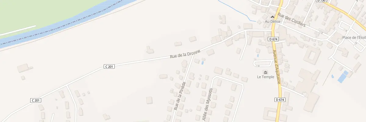Plan du 2 Rue de la Pinède à La Roche-Chalais