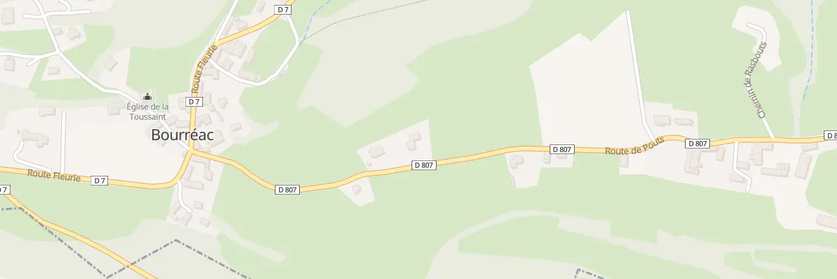 Plan du 5001 La Coume à Bourréac