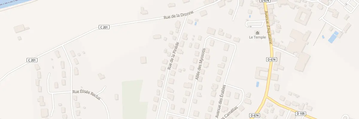 Plan du 9 Rue de la Pinède à La Roche-Chalais