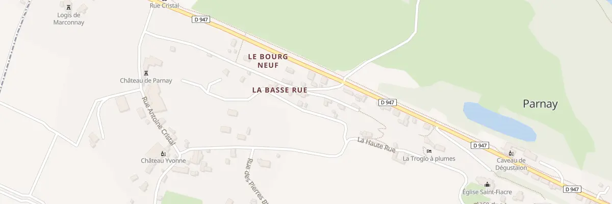 Plan du 5 La Basse Rue à Parnay