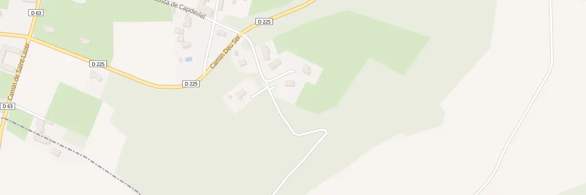 Plan du 110 Cami de Barouelha à Montaner