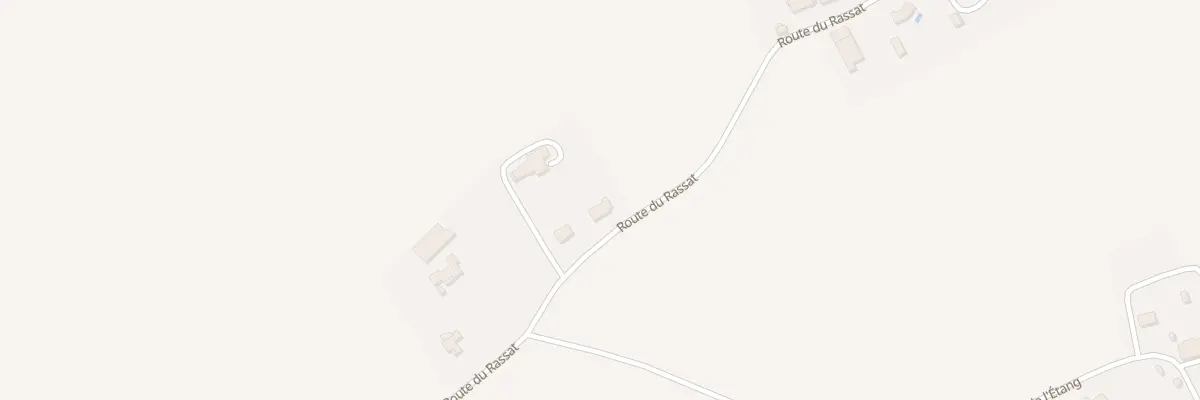 Plan du 35 Rte du Rassat à Yviers
