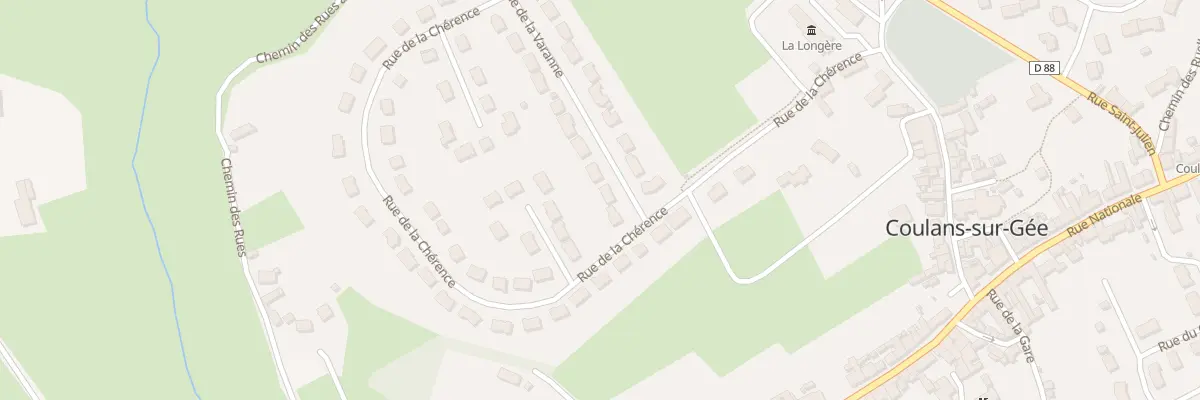 Plan du 3 Rue de la Varanne à Coulans-sur-Gée
