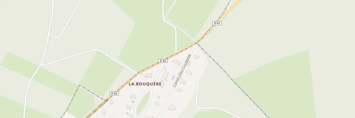 Plan du 1 Cami de la Rouquere à Montaner