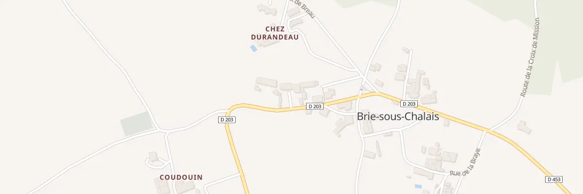 Plan du 6 Rte de Saint Saturnin à Brie-sous-Chalais