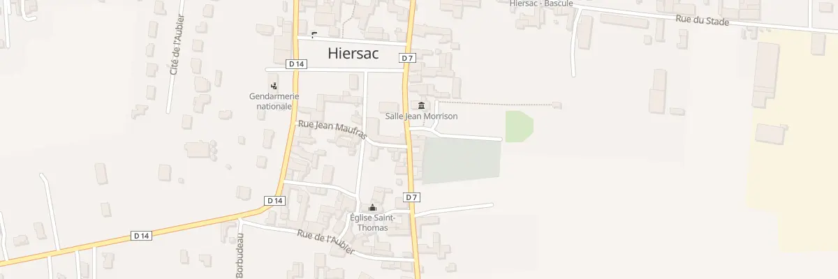 Plan du 13 Rue de la Charente à Hiersac