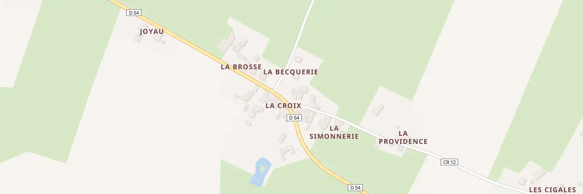 Plan du 5053 La Croix à Ligron