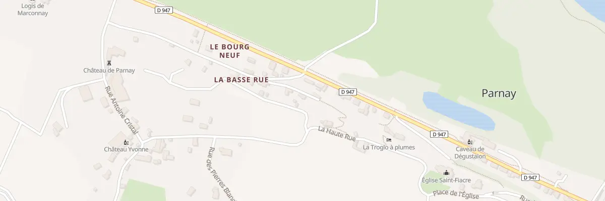 Plan du 1 La Basse Rue à Parnay