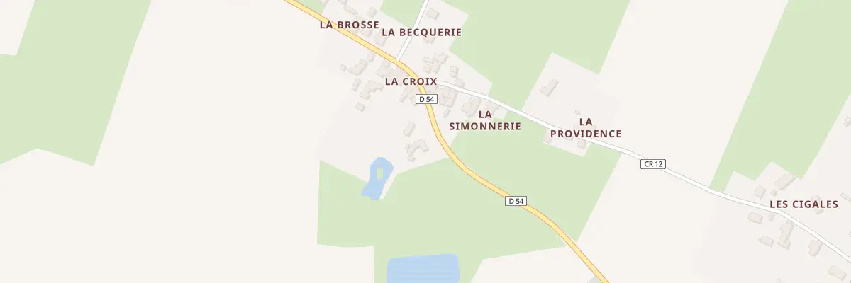 Plan du 5108 La Croix à Ligron