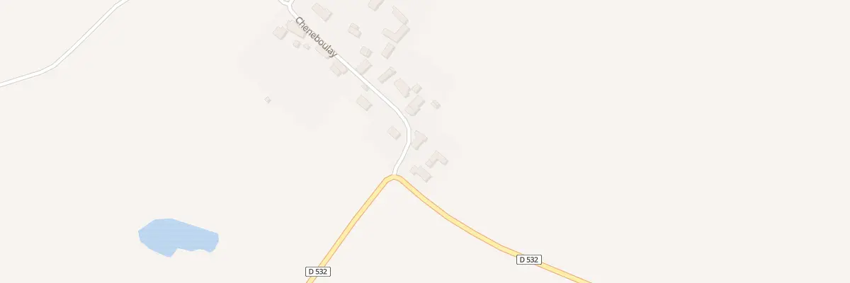Plan du 4 Chene Boulay à Cuissai